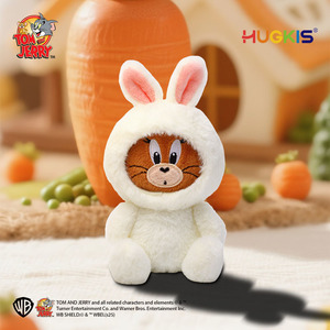 Autentico Portachiavi con Ciondolo a Forma di Gatto <span class=keywords><strong>e</strong></span> Topo in Peluche Morbido <span class=keywords><strong>e</strong></span> Leggero, con Orecchie da Coniglio, Regalo in Fibra di Poliestere - Product Image 3