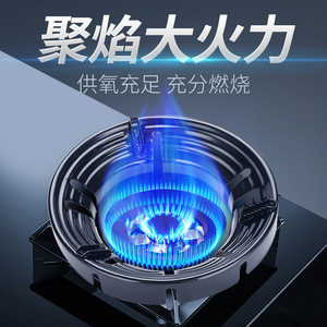 ฝาครอบเตาแก๊สเคลือบเอนาเมล ป้องกันลม ป้องกันความร้อน แบบฝังบนโต๊ะ - Product Image 4