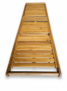 Modern Outdoor Solid Acacia Wood Lounge Chair Waterproof Cushions Tilting Mechanism <b>for</b> Hotels Courtyards <b>Gardens</b> Swimming <b>Pools</b> - Product Image 2