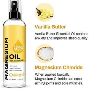 Spray d'huile de magnésium brut pur de marque privée très efficace et absorbant rapidement favorise le sommeil et la relaxation calmes du corps - Product Image 4