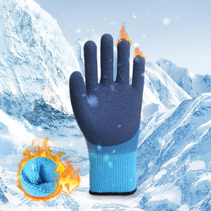 قفازات عمل صناعية شتوية من XINGYU، مصنوعة من البوليستر المرن <span class=keywords><strong>360</strong></span> درجة مع طلاء لاتكس، دافئة ومقاومة للماء ومضادة للانزلاق - Product Image 3