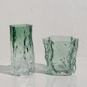 Jarrón de Vidrio Transparente con Degradado Intenso Estilo Nórdico, para Flores y Plantas Verdes, Decoración de Mesa, Jarrón Hidropónico Simple - Product Image 6