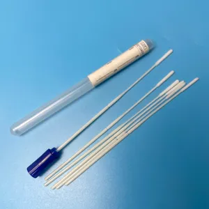 Individuelle sterile nasopharyngeale Probenahme chirurgische Nasenstaubproben Flock-DNA-Test-Stabproben Baumwollknospen