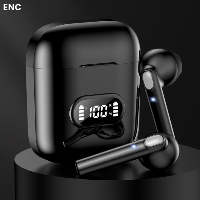 In-ear Wireless Earbuds TWS Noise Canceling Headphones with Battery LED Digital Display
