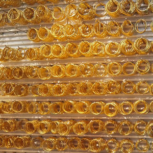 إسورة ذهب دبي لا يبهت لونها للمعصم على الطراز الأفريقي مقاومة للصدأ والماء بخصم، مجوهرات من الذهب الأصفر عيار 18 - Product Image 5