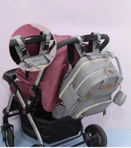 กระเป๋าเป้สะพายหลังใส่ผ้าอ้อมอเนกประสงค์แบบพับได้กระเป๋าผ้าอ้อมสำหรับเด็กกระเป๋าเป้สะพายหลังพร้อมสถานีเปลี่ยน - Product Image 4