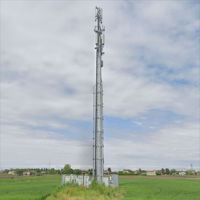 Torre de Telecomunicaciones Monopolar de Acero Tubular Galvanizado en Caliente de 35 m, ANSI/TIA-222-G/H, Soportes de Antena para Base Móvil
