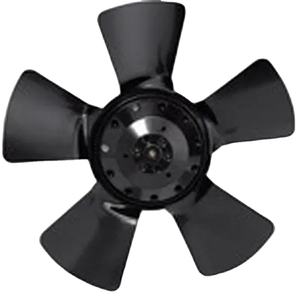 Ventilador Axial de Refrigeración ebmpapst S2D250-BA02-02 400VAC 160W 0.22/0.26A 250mm 1086CFM con Rodamiento de Bolas IP44 y Cables - Product Image 1