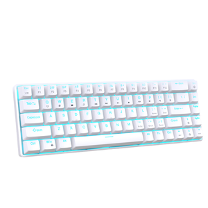 68-Keys Wired Mechanical Gaming Keyboard Custom Spanish Teclado 60% Keyboard Rgb Switch Hot Swap Gaming <b>Mini</b> Mechanical Keyboard - Product Image 1