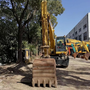 Excavatrice sur pneus Komatsu PW150 importée d'origine Excavatrice hydraulique d'occasion Machines de construction de 15 tonnes Moteur 2021 de haute qualité - Product Image 4