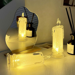 Lampes chauffe-plat électriques sans flamme à LED avec effet de larme Décor de table romantique Maison Saint Valentin Mariage Halloween Fêtes personnalisées - Product Image 5