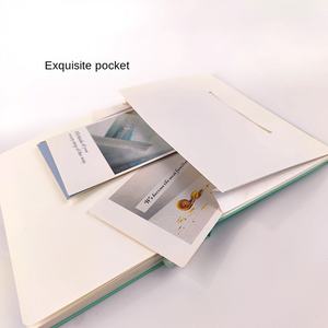 Cuaderno/Agenda de Cuero A5 Macaron con Hojas Sueltas, Diseño Simple de Matriz de Puntos, Tapa Dura, para Negocios, Oficina, Escuela - Product Image 5