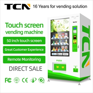 TCN pantalla táctil medios bebidas aperitivos máquina expendedora automática - Product Image 2