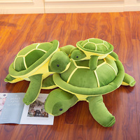 Peluche géante personnalisée en forme de tortue de mer verte, coussin en peluche pour la maison et le bureau