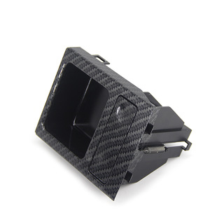 Portavasos de fibra de carbono para BMW Serie 3, caja de almacenamiento para la consola central, bandeja multifuncional para monedas - Product Image 1
