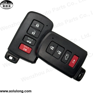 4 Knoppen Slimme Afstandsbediening Shell Cover Voor Toyota Landcruiser Camry Corolla Voertuigsleutels - Product Image 5