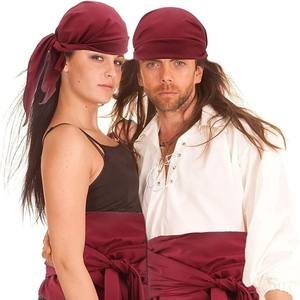 Costumi da <span class=keywords><strong>Pirata</strong></span> per Halloween, <span class=keywords><strong>Accessori</strong></span> Medievali Rinascimentali in Lino: Fasce e Cinture da <span class=keywords><strong>Pirata</strong></span> - Product Image 6