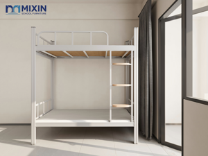 Lit superposé moderne en métal de haute qualité, durable, pour adultes, étudiants, dortoir, hôtel, école, chambre à coucher, appartement, lit écologique - Product Image 2