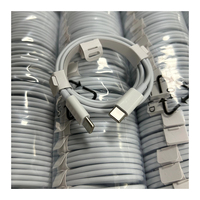 Cable de Datos Tipo-C a Tipo-C de Carga Rápida de 1m 2A con Conductor de Cobre Puro para Teléfono, Reloj Inteligente y Automóvil