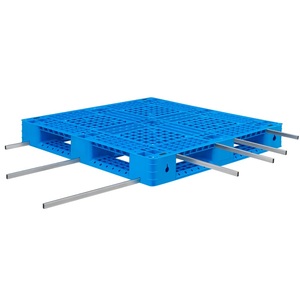 1200*1000 mét EURO kích thước tiêu chuẩn xuất khẩu hàng hóa bao bì HDPE Pallet Nhựa giá - Product Image 2