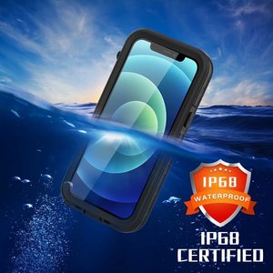 Funda impermeable para iphone 11 12 <span class=keywords><strong>PPro</strong></span>, cubierta subacuática completamente sellada IP68, a prueba de golpes, con caja - Product Image 3