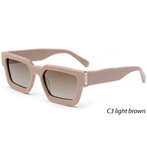 2024 <span class=keywords><strong>gafas</strong></span> de <span class=keywords><strong>sol</strong></span> polarizadas de acetato de alta calidad para hombres <span class=keywords><strong>y</strong></span> mujeres logotipo personalizado marcos cuadrados gruesos de lujo <span class=keywords><strong>gafas</strong></span> de <span class=keywords><strong>sol</strong></span> rectangulares Tac - Product Image 3