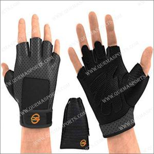Logo personnalisé Gants de sport en néoprène résistant pour l'haltérophilie Fitness entraînement en cuir véritable respirant caractéristique - Product Image 2