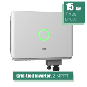 Inverter 15kW dengan modul PV 720-740W, sistem simpul kisi tiga fase, efisiensi tinggi MPPT ganda - Product Image 1