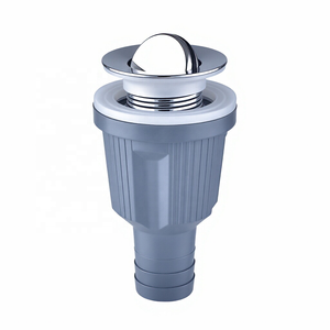 Filtro di Scarico Pop-Up Moderno in Acciaio Inox e Plastica Cromata Anticorrosione Ecologico per Vasca da Bagno e Lavandino - Product Image 1