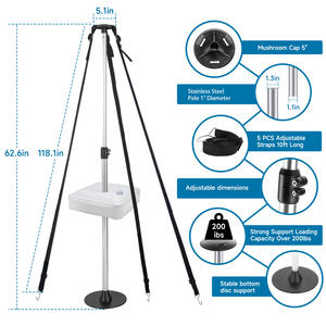 Tige de support en aluminium réglable pour les housses de ponton Jon et V-Type pour améliorer la stabilité et la durabilité - Product Image 1