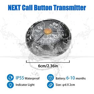 ระบบจัดการคิวพร้อมลำโพงเสียงดัง จอแสดงผล 3 หลัก ตัวนับจำนวนผู้เรียกคิว หน้าจอแสดงผลพร้อมเครื่องจ่ายหมายเลขสำหรับร้านค้าและร้านขายของชำ - Product Image 6