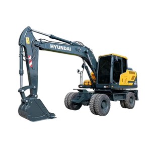 Excavatrice sur pneus originale moderne HW150, moteur Cummins, nouvelle excavatrice à prix réduit, excavatrice Hyundai HW150 d'origine - Product Image 1