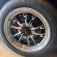 Nouvelles jantes Beadlock forgées polies personnalisées 5x114.3/6X139.7 10J 15 pouces pour Corvette C5 C6