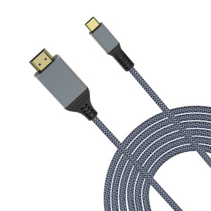 Câble adaptateur Type-C vers <span class=keywords><strong>HDMI</strong></span> 4K haute définition pour téléphones mobiles, ordinateurs, projecteurs et projection d'écran, plaqué or - Product Image 2