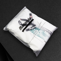 Zip Lock biodégradable logo imprimé personnalisé bijoux transparents sac en plastique givré t-shirt emballage sacs à fermeture éclair pour vêtements