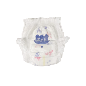 Fourniture en gros de couches-culottes d'apprentissage de qualité A pour bébés, fabriquées à partir de pâte fluff, prêtes à la vente - Product Image 1