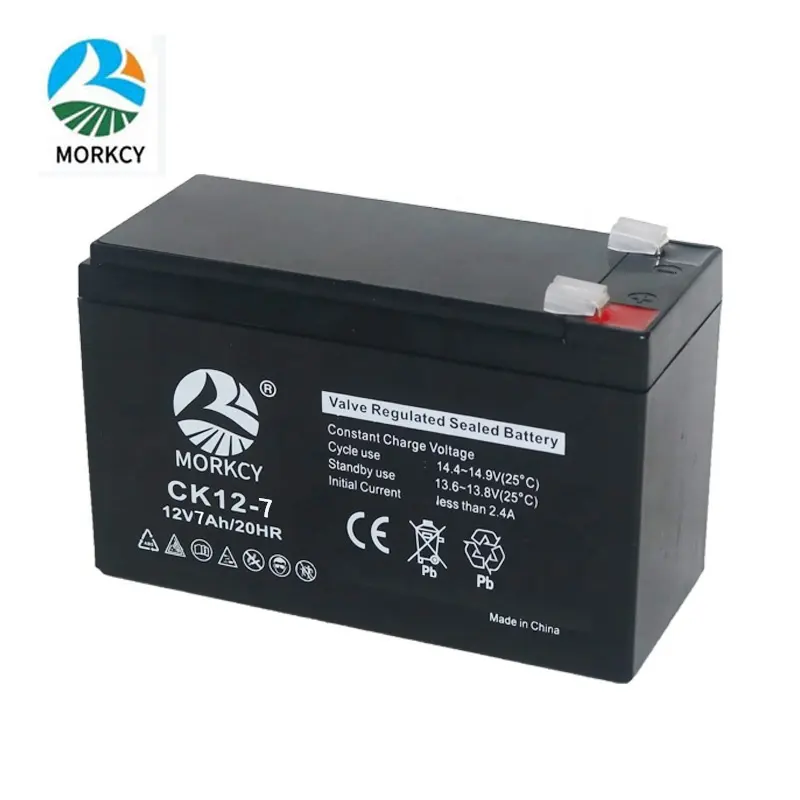 Factory directly 12V7Ah battery AGM rechargeable lead acid maintenance free battery for ups alarm system children toy car