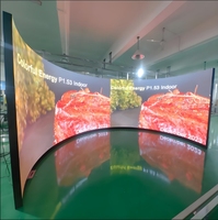 Affichage LED polychrome d'intérieur Premium P6 Tailles sur mesure pour centre commercial et magasin de détail Animation publicitaire et graphiques