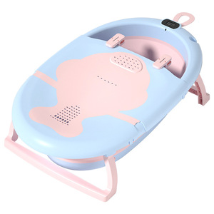 Vasche da bagno pieghevoli per bambini in plastica di nuovo Design vasche da bagno portatili profonde per il bagno e la doccia del bambino - Product Image 1