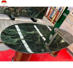 Mesa de centro y cena de mármol <span class=keywords><strong>verde</strong></span>, tamaño personalizado - Product Image 3