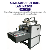 Machine à plastifier thermique semi-automatique hydraulique électrique HP-720Z de haute qualité avec emballage en bois