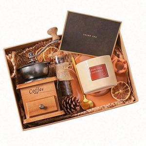 Juego de Regalo de Molinillo de Café y Cafetera Francesa de Lujo con Logotipo OEM de Alta Calidad para Hombre - Recuerdo de Boda o San Valentín con Serigrafía - Product Image 5