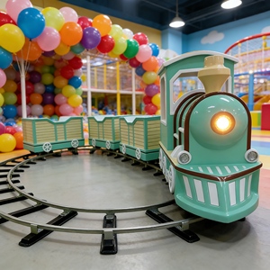 <span class=keywords><strong>Train</strong></span> miniature pour enfants, <span class=keywords><strong>train</strong></span> à manivelle pour enfants, pour parc d'attractions intérieur - Amusement de dessin animé, portable, pas cher - Product Image 2