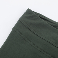Short d'entraînement en laine mérinos taille haute pour femmes Short chaud respirant contrôle du ventre volley-ball Gym butin pour Yoga danse noir