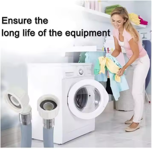 Conector de Manguera de Entrada de PVC Económico de Alta Calidad para Lavadoras, Tubo de Drenaje para Piezas de Electrodomésticos de Lavandería - Product Image 3