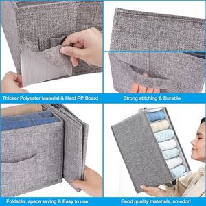 Organizador de Armario de 4 Piezas, Organizador de Ropa, Organizador de Jeans para Armario, Organizadores de Cajones para Ropa - Product Image 2