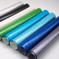 Tissu en vinyle pailleté en cuir PU de 0,6 mm pour sacs, chaussures, nœuds, couvertures de cahiers - Couture DIY - Pour accessoires de rembourrage et de décoration