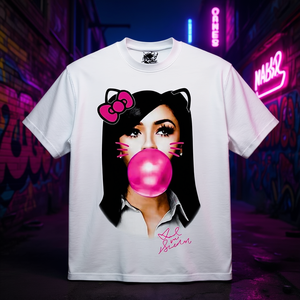 T-shirt graphique Mariah The Scientist, coupe ample, unisexe, streetwear, imprimé Y2K, col rond, manches courtes, 100% coton - Product Image 2