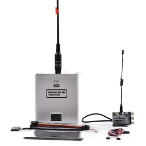 Modul UHF Sistem FHSS 10 Saluran 100KM Arkbird 5W 433MHz untuk Penerbangan Jarak Jauh FPV Futaba WFLY APM PIX Autopilot