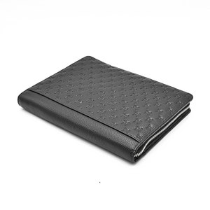 Alta calidad de moda personalizada de gran capacidad Durable Negro hombres mujeres al por mayor de negocios Cartera de piel sintética - Product Image 2